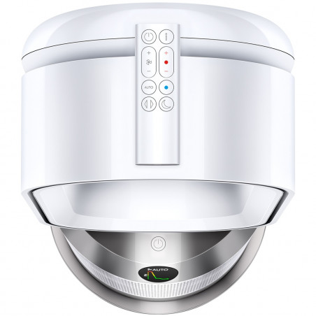 Пречиствател въздух 2в1 Dyson Purifier Hot+Cool HP1 544826-01, Отоплител, 50W, 30 м2, 287 l/s, 10 скорости, Air Multiplier™, Wi-Fi, Bluetooth, Осцилация, Бял/сребрист