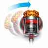 Прахосмукачка без торба Dyson Cinetic Big Ball Multi Floor 2 230278-01, 700W, 170AW, 0.8 л, Radial Root Cyclone, Автоматично изправяне при преобръщане, Никел/жълт