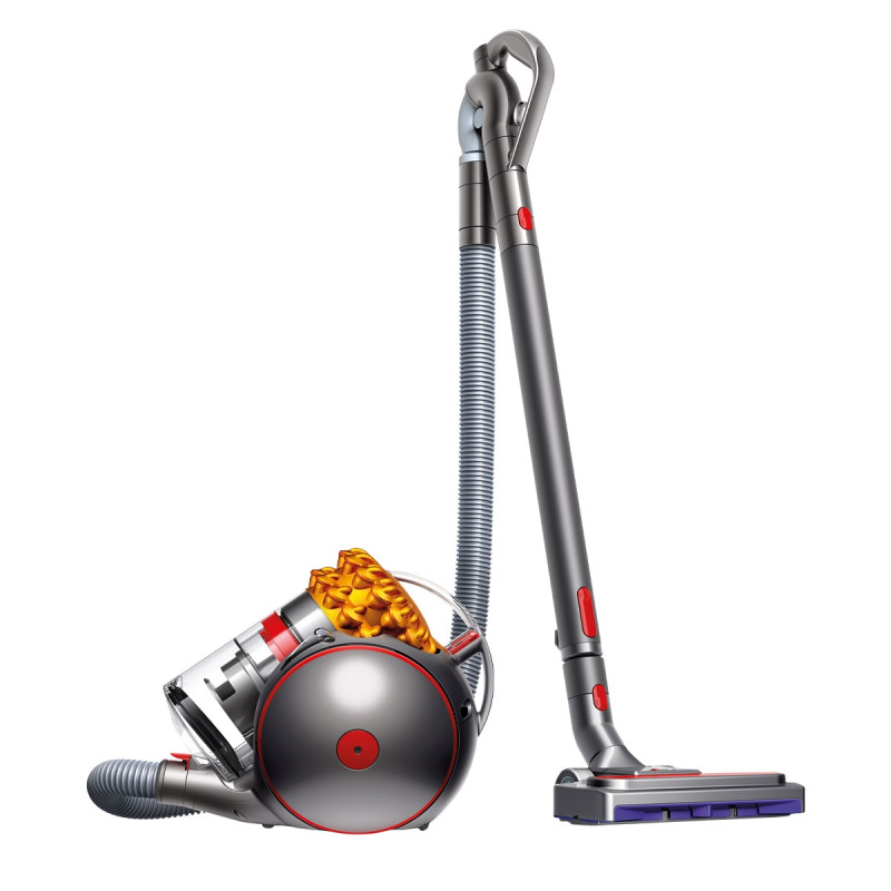 Прахосмукачка без торба Dyson Cinetic Big Ball Multi Floor 2 230278-01, 700W, 170AW, 0.8 л, Radial Root Cyclone, Автоматично изправяне при преобръщане, Никел/жълт