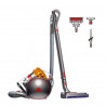 Прахосмукачка без торба Dyson Cinetic Big Ball Multi Floor 2 230278-01, 700W, 170AW, 0.8 л, Radial Root Cyclone, Автоматично изправяне при преобръщане, Никел/жълт