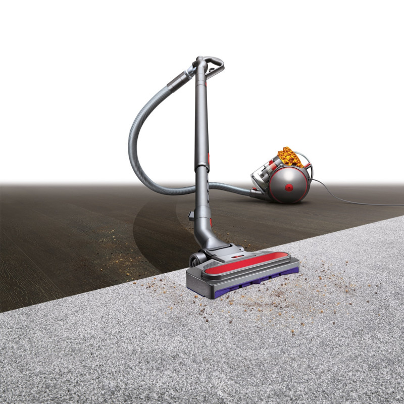 Прахосмукачка без торба Dyson Cinetic Big Ball Multi Floor 2 230278-01, 700W, 170AW, 0.8 л, Radial Root Cyclone, Автоматично изправяне при преобръщане, Никел/жълт