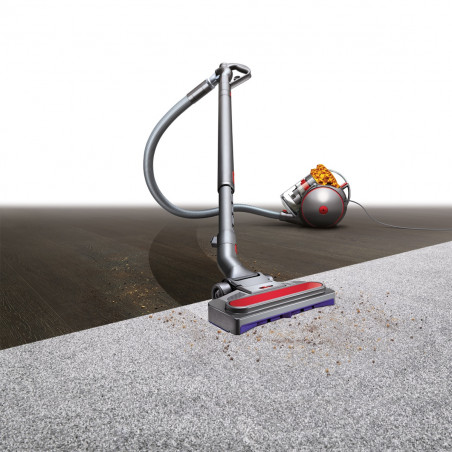 Прахосмукачка без торба Dyson Cinetic Big Ball Multi Floor 2 230278-01, 700W, 170AW, 0.8 л, Radial Root Cyclone, Автоматично изправяне при преобръщане, Никел/жълт