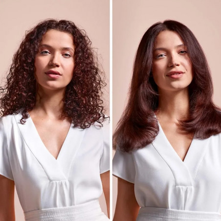 Преса за коса Dyson HT01 Airstrait Amsi/Pkcp 143343-01, 1600W, Маx 140C, Йонизация, 6 нива на темп, Щадяща косата, Медно покритие, LCD дисплей, Кехлибар/розово шампанско