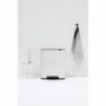 Кош за боклук Brabantia Bo Pedal 1003188, 2x30 л, Плавно затваряне, Противоплъзгаща основа, Бял