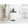 Кош за боклук Brabantia Bo Pedal 1003188, 2x30 л, Плавно затваряне, Противоплъзгаща основа, Бял