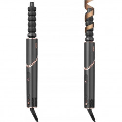 Маша за коса и сешоар 3в1 Shark FlexStyle HD426EU, 1650W, 3 скорости, 3 темп, Автоматично увиване и фиксиране на къдрици Coanda, Сушене, Изправяне, Черен