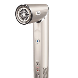 Маша за коса и сешоар 3в1 Shark FlexStyle HD426SLEU, 1650W, 3 скорости, 3 темп, Автоматично увиване и фиксиране на къдрици Coanda, Сушене, Изправяне, Шампанско