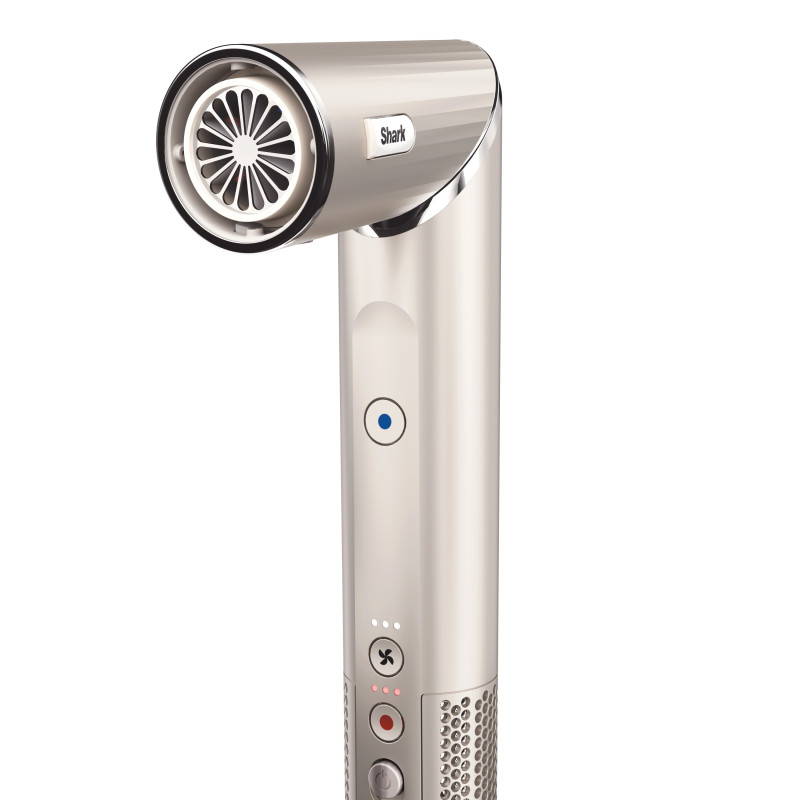 Маша за коса и сешоар 3в1 Shark FlexStyle HD426SLEU, 1650W, 3 скорости, 3 темп, Автоматично увиване и фиксиране на къдрици Coanda, Сушене, Изправяне, Шампанско