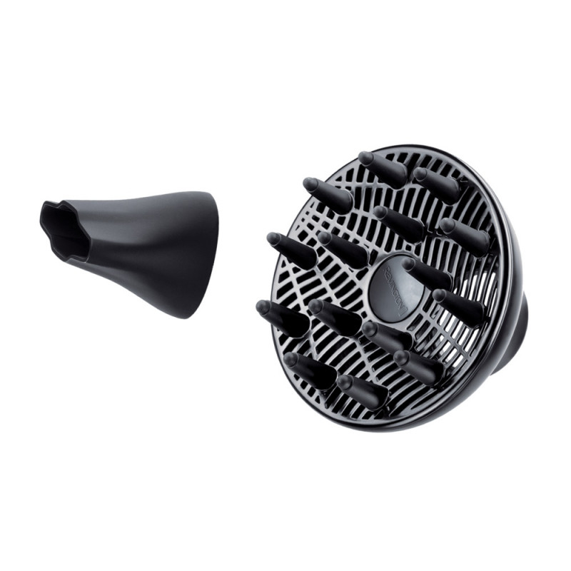 Сешоар Remington AC9140B OPTIheat Proluxe Midnight Edition, 2400 W, 2 скорости, Цифров дисплей, Концентратор, Черен