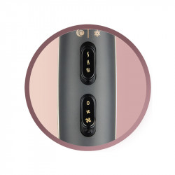 Сешоар Remington AC9140B OPTIheat Proluxe Midnight Edition, 2400 W, 2 скорости, Цифров дисплей, Концентратор, Черен