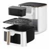 Фритюрник с горещ въздух Dreame AF30, 2300W, 7 л, 12 програми, 50-200°C, Dual-Source Cyclonic Heat, SmartSteam, LED, NTC, Бял