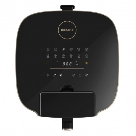 Фритюрник с горещ въздух Dreame AF30, 2300W, 7 л, 12 програми, 50-200°C, Dual-Source Cyclonic Heat, SmartSteam, LED, NTC, Бял