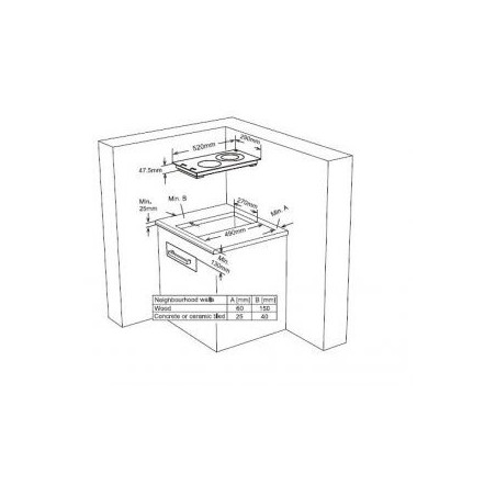 Плот за вграждане Finlux FXVT 302 ECO, 3000W, 9 степени, Индикатор за оставаща топлина, Сензорно управление, Черен