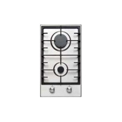 Газов плот за вграждане Finlux FX 320SIX, 3000 W, Две газови дюзи, 500 C, Решетка от чугун, Инокс