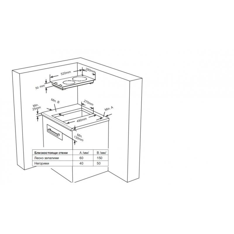 Плот за вграждане Finlux FXVT 312D, 2900W, Индикатор за оставаща топлина, Сензорно управление, Черен