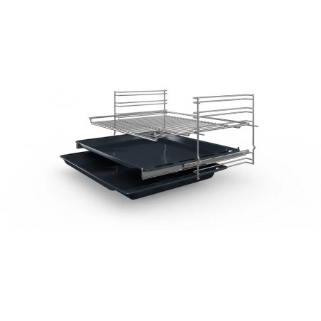Фурна за вграждане Bosch HBF134EB2. , 66 , Eco Clean Direct , Push бутони , А