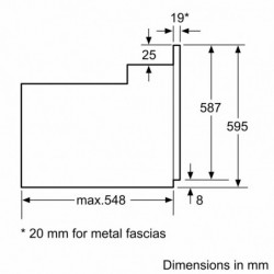Фурна за вграждане Bosch HBF134EB2. , 66 , Eco Clean Direct , Push бутони , А