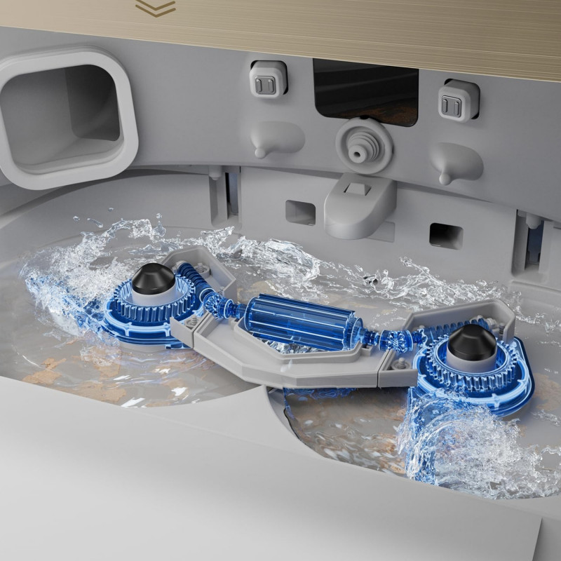 Прахосмукачка робот Dreame X40 Ultra Complete RLX63CE-2, 12000 Pa, 180 мин, 3.2 л, AI RGB камера, Wi-Fi, Сухо/мокро, OmniDirt, Самопочистване на мопа при 70°C, Автоматична изпразваща станция, Бял