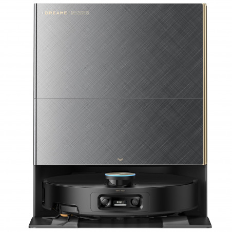 Прахосмукачка робот Dreame X60 Ultra RLX86DE, 35000 Pa, 180 мин, 0.2 л, VersaLift, OmniSight AI, Автоматично дозиране и самопочистване, Гласови команди, Черен