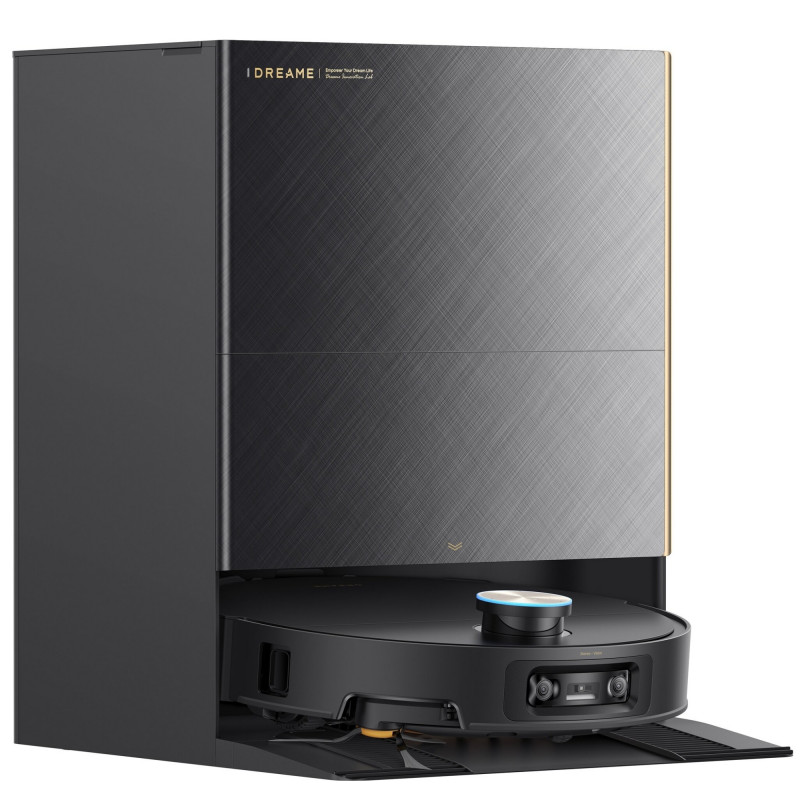 Прахосмукачка робот Dreame X60 Ultra RLX86DE, 35000 Pa, 180 мин, 0.2 л, VersaLift, OmniSight AI, Автоматично дозиране и самопочистване, Гласови команди, Черен
