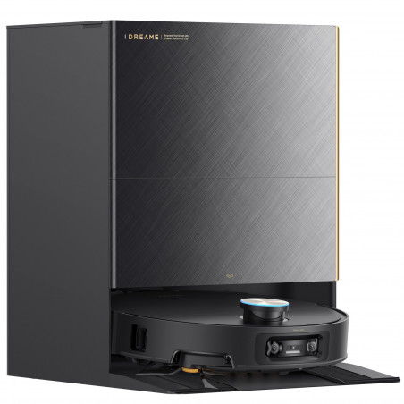 Прахосмукачка робот Dreame X60 Ultra RLX86DE, 35000 Pa, 180 мин, 0.2 л, VersaLift, OmniSight AI, Автоматично дозиране и самопочистване, Гласови команди, Черен