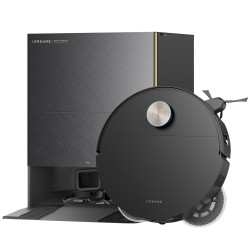 Прахосмукачка робот Dreame X60 Ultra RLX86DE, 35000 Pa, 180 мин, 0.2 л, VersaLift, OmniSight AI, Автоматично дозиране и самопочистване, Гласови команди, Черен