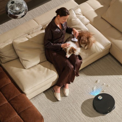 Прахосмукачка робот Dreame X60 Ultra RLX86DE, 35000 Pa, 180 мин, 0.2 л, VersaLift, OmniSight AI, Автоматично дозиране и самопочистване, Гласови команди, Черен