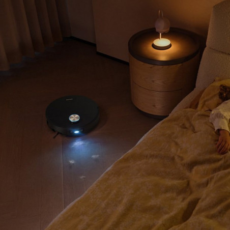 Прахосмукачка робот Dreame X60 Ultra RLX86DE, 35000 Pa, 180 мин, 0.2 л, VersaLift, OmniSight AI, Автоматично дозиране и самопочистване, Гласови команди, Черен