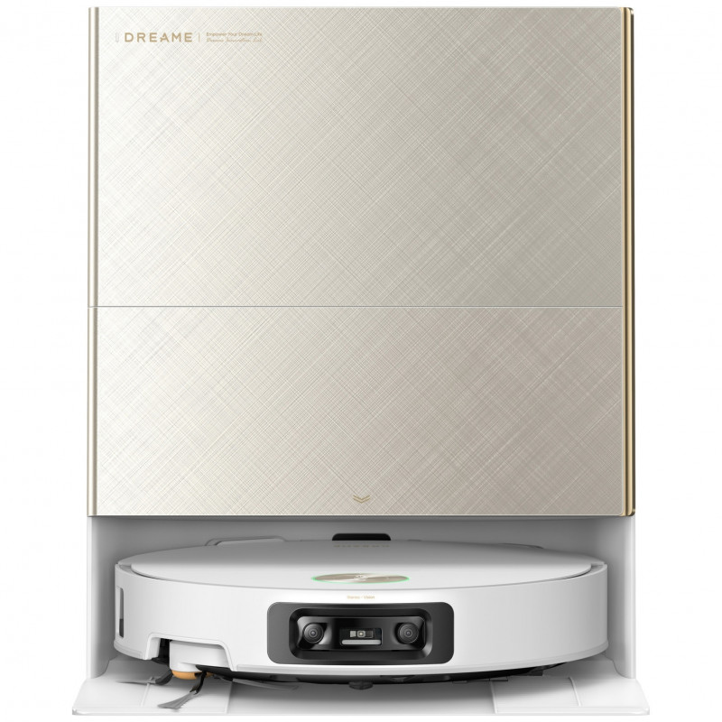 Прахосмукачка робот Dreame X60 Ultra Complete RLX87DE-WH, 180 мин, 0.2 л, AI камери, VersaLift, Автоматизирана станция, Гласови команди, Бял