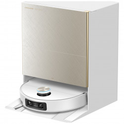 Прахосмукачка робот Dreame X60 Ultra Complete RLX87DE-WH, 180 мин, 0.2 л, AI камери, VersaLift, Автоматизирана станция, Гласови команди, Бял