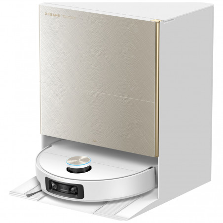 Прахосмукачка робот Dreame X60 Ultra Complete RLX87DE-WH, 180 мин, 0.2 л, AI камери, VersaLift, Автоматизирана станция, Гласови команди, Бял