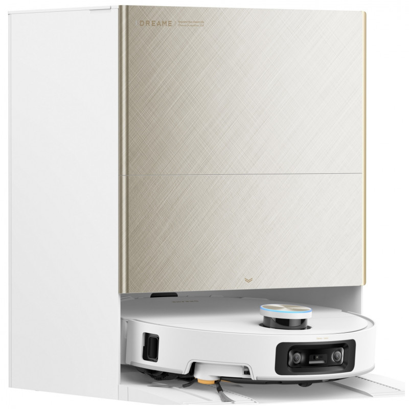 Прахосмукачка робот Dreame X60 Ultra Complete RLX87DE-WH, 180 мин, 0.2 л, AI камери, VersaLift, Автоматизирана станция, Гласови команди, Бял