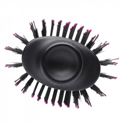 Електрическа четка за стилизиране и сушене REVLON Pro Collection RVDR5222, 800W, 3 степени, 2 скорости, Керамично покритие, Йонизация, Студен връх, Черен/розов