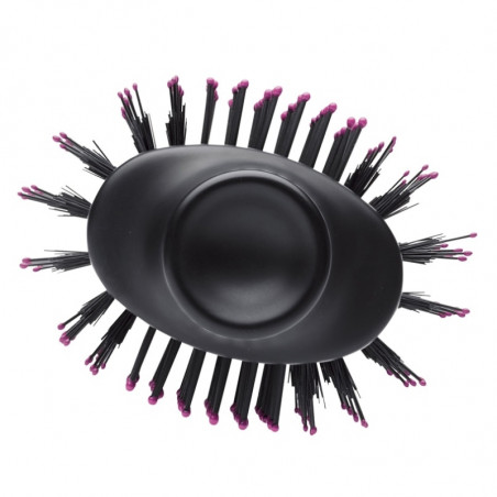 Електрическа четка за стилизиране и сушене REVLON Pro Collection RVDR5222, 800W, 3 степени, 2 скорости, Керамично покритие, Йонизация, Студен връх, Черен/розов