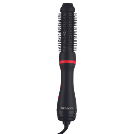Електрическа четка за стилизиране и сушене REVLON One-Step Root Booster Hot Air Brush RVDR5292, 820W, 3 степени, 3 скорости, Керамично покритие, Йонизация, Студен връх, Черен/розов