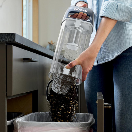 Вертикална прахосмукачка Shark Freestyle Max SV2002, 30W, 0.7 л, 20 мин, 2 скорости, 2 степени, LED светлини, Станция за зареждане, Син