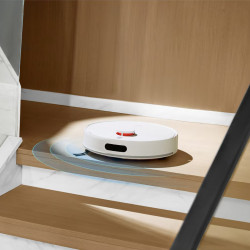 Прахосмукачка робот Xiaomi BHR07XBEU H40, 10000 Pa, 180 мин, 4 л, Автоматична станция, LDS навигация, Избягване на предмети, Мобилно приложение, Бял