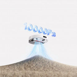 Прахосмукачка робот Xiaomi BHR07XBEU H40, 10000 Pa, 180 мин, 4 л, Автоматична станция, LDS навигация, Избягване на предмети, Мобилно приложение, Бял