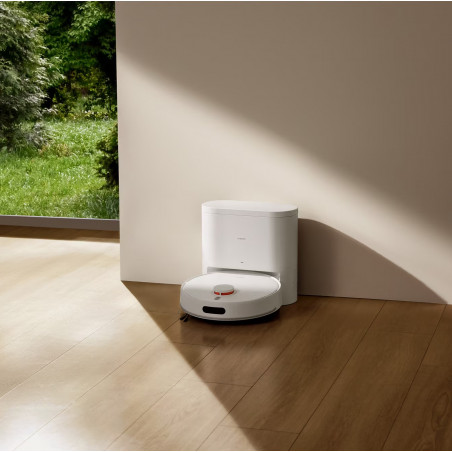 Прахосмукачка робот Xiaomi BHR07XBEU H40, 10000 Pa, 180 мин, 4 л, Автоматична станция, LDS навигация, Избягване на предмети, Мобилно приложение, Бял
