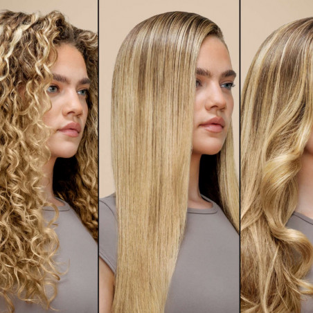 Маша за коса и сешоар 5в1 Shark Glam Multistyler HD6052SEU, 1500W, 3 скорости, 6 темп, 100-220°C, Керамични елементи, Йонизация, Автоматично навиване Coanda, Gloss Lock, Златист