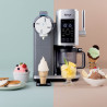 Машина за сладолед 13-в-1 Ninja CREAMi Scoop & Swirl™ NC701EU, 800W, 13 програми, 3-степенен лост за фунийки, CreamiFit, Creamify, 2 купички 473 мл, Персонализация, Сив/черен