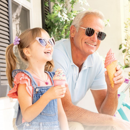 Машина за сладолед 13-в-1 Ninja CREAMi Scoop & Swirl™ NC701EU, 800W, 13 програми, 3-степенен лост за фунийки, CreamiFit, Creamify, 2 купички 473 мл, Персонализация, Сив/черен