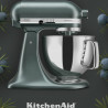 Планетарен миксер KitchenAid Artisan Elegance 5KSM175PSEJP, 300 W, 4.8 л, Direct drive, 10 скорости, Тъмнозелен