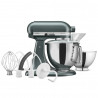 Планетарен миксер KitchenAid Artisan Elegance 5KSM175PSEJP, 300 W, 4.8 л, Direct drive, 10 скорости, Тъмнозелен