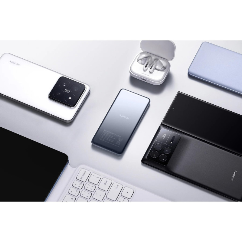 Външна батерия Xiaomi Ultra Slim BHR9535GL, Зареждане 20W, 5000 mAh, 19.4 Wh, USB-C, Сребрист