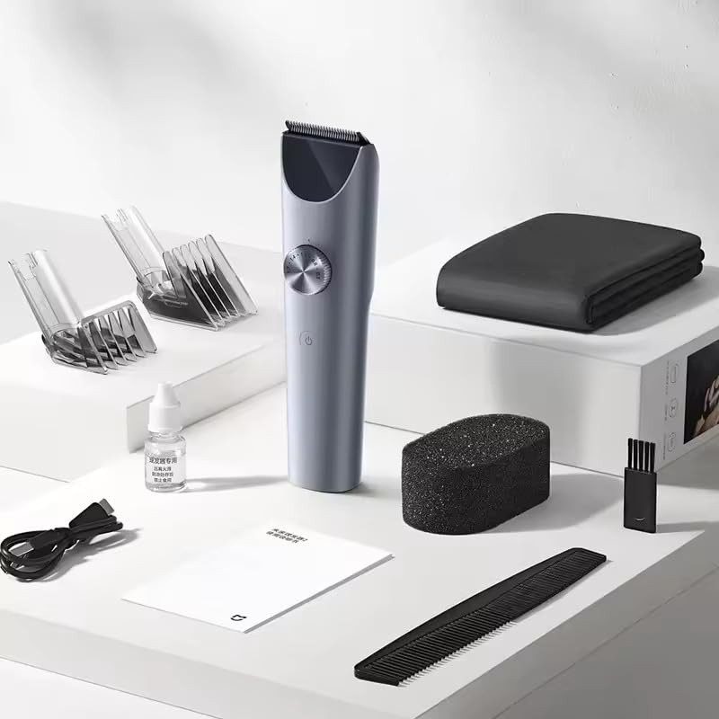 Машинка за подстригване Xiaomi Hair Clipper 2 BHR8998EU, 0.5-28 мм, Автономия 180 мин, Керамични ножове, LED дисплей, Сив