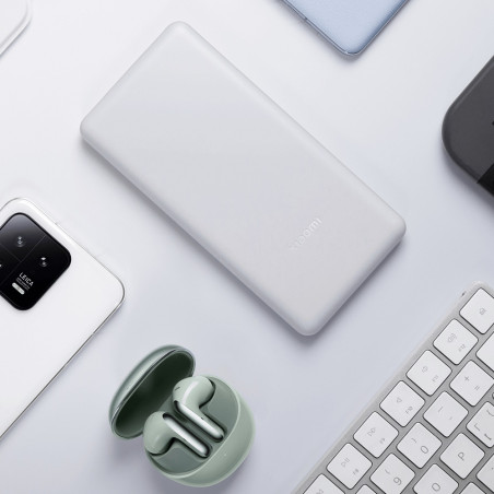 Външна батерия Xiaomi BHR9350GL Lite, Зареждане 22.5W, 10000 mAh, 37 Wh, 2xUSB-C, 1xUSB-A, Бял