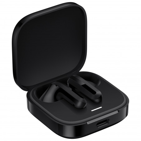 Безжични слушалки Xiaomi Redmi Buds 6 Active BHR8396GL, 6 часа, 5 режима, Сензорно управление, Шумопотискане, Bt 5.4, IPX4, Черен