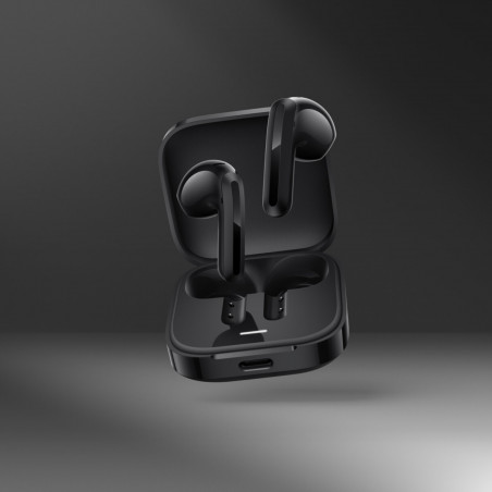 Безжични слушалки Xiaomi Redmi Buds 6 Active BHR8396GL, 6 часа, 5 режима, Сензорно управление, Шумопотискане, Bt 5.4, IPX4, Черен