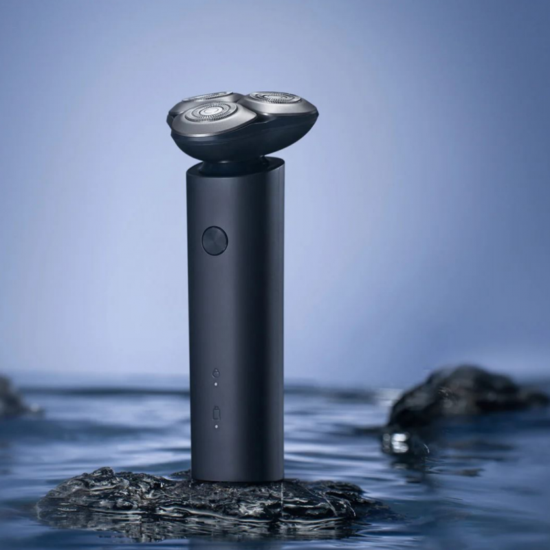 Акумулаторна самобръсначка Xiaomi Mi Electric Shaver S101 EU BHR7456EU, 3W, 60 мин, 18 ножчета, 6 ъгъла, Адаптираща се глава, Мокро/сухо, IPX7, Тъмносин